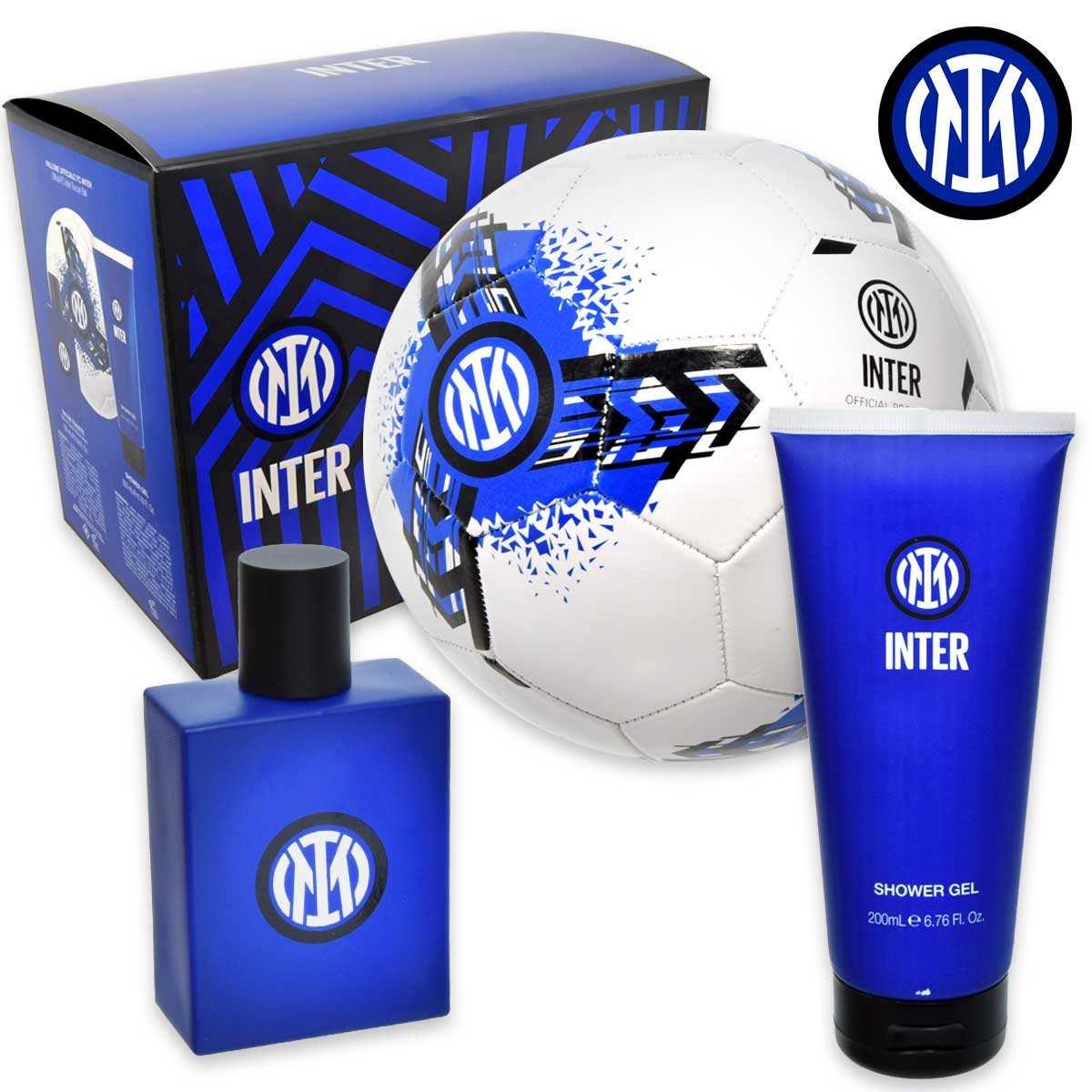 Inter gift set (edt 100ml+ sg 200ml+pallone)