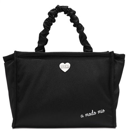 SHOPPING BAG A MODO MIO MINIPA' LE PANDORINE NERO