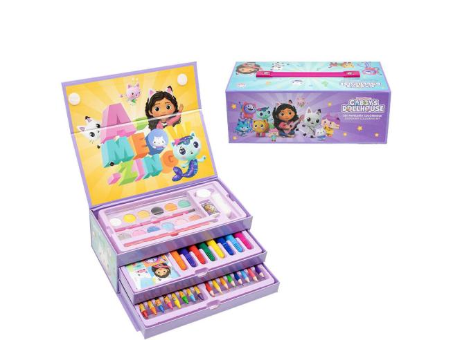 Gabbys Dolls House Colouring Stationery Case Cerdà