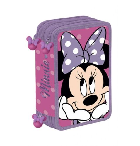 Astuccio 3 zip Minnie