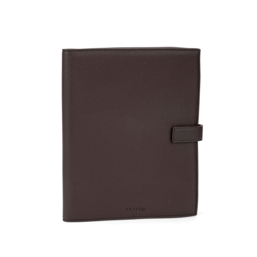 BUSINESS FOLDER COMIX U CLASSIC DARK BROWN ECOPELLE