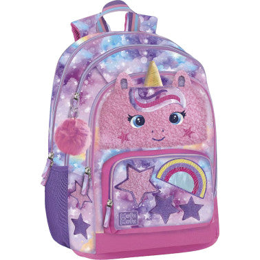 ZAINO SCUOLA 3 SCOMPARTI UNICORN MOFUMOFU