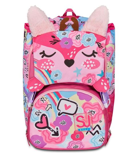 Zaino scuola SJ estensibile Big Pinkhugs