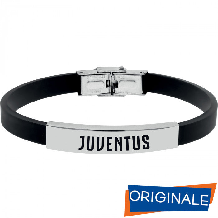 BRACCIALE IN ACCIAIO E CAUCCIU JUVENTUS