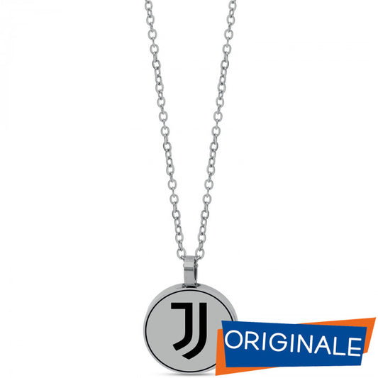 COLLANA IN ACCIAIO CON PENDENTE LOGO JUVENTUS