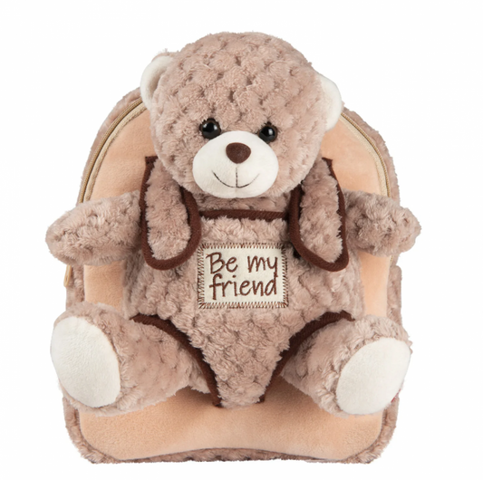 Milly Bear Zaino Con Peluche 26cm Perletti