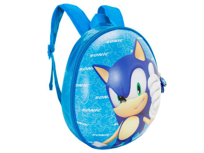 ZAINO EGGY FACE SONIC 28CM