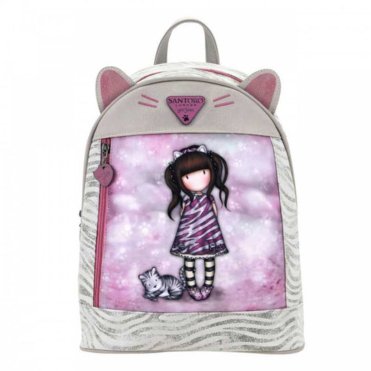 ZAINETTO zaino CON MANICO rucksack RUBY WILD santoro GORJUSS gatto