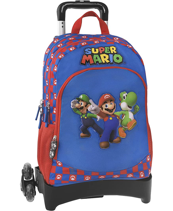 ZAINO ORG. C/TROLLEY STACCABILE SUPER MARIO